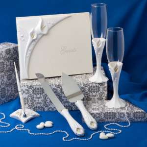 Calla Lily WEDDING Set Accessories Gifts PICK from FOUR  