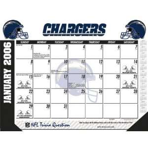  San Diego Chargers 2006 Desk Calendar
