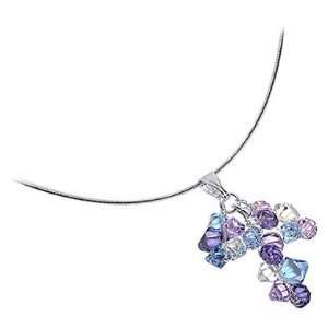   Chain Crystal Necklace 24 inch Made with Swarovski Elements Jewelry