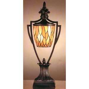  Antique Gold Sand Finish Lantern Tiffany Lamp
