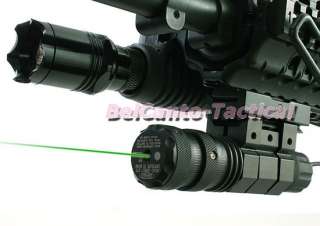 Spiderfire Q5 CREE LED Tactical Flashlight + Quick Release Green Laser 