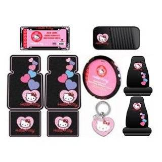  10pc Hello Kitty Car Accessories Set with New Design Mats 