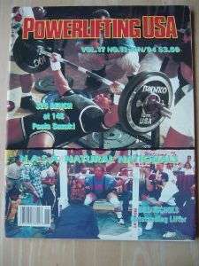 Powerlifting USA mag/Paula Suzuki/Bill Nichols 6 94  