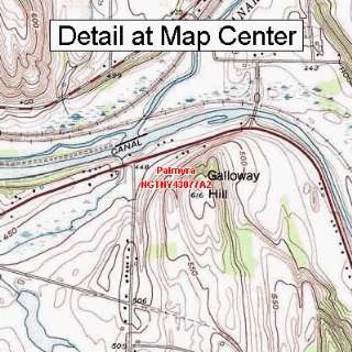  USGS Topographic Quadrangle Map   Palmyra, New York 