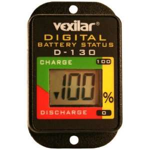  Vexilar D 130 Digital Battery Status Gauge Automotive
