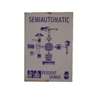  Semiautomatic Poster Resident Genius Semi Automatic 