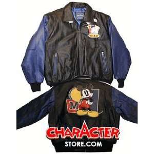  Mickey Mouse Promo Leather Jacket 2xl 