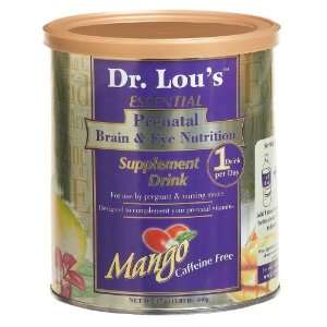 Dr. Lous Prenatal Brain & Eye Nutrition Supplement Drink, Mango, 17 