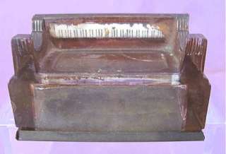 1920 Glass Upright PIANO CANDY Container with Closure  