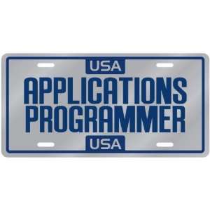  New  Usa Applications Programmer  License Plate 