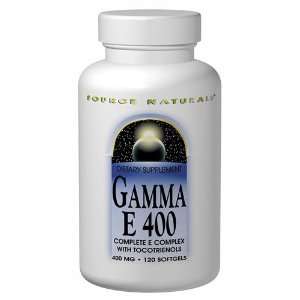  Gamma E 400 Complex 120 Softgels (Vitamin E Complex with 