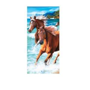  Ocean Horse Beach Towel