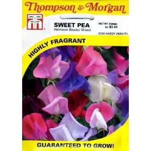   8298 Sweet Pea Heirloom Bicolor Seed Packet Patio, Lawn & Garden