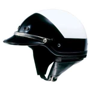 Shoei ST LE Open Face Motorcycle Helmet Black/White Extra Large XL 03 
