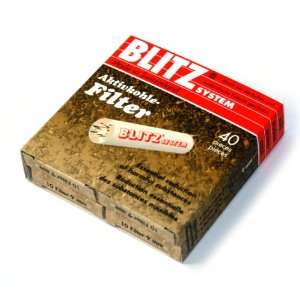  40 x Blitz Charcoal Pipe Filters 9mm 