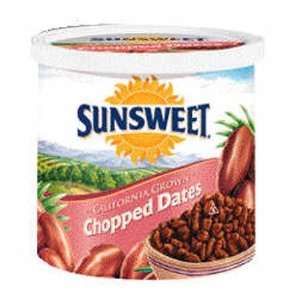 Sunsweet Chopped Dates   12 Pack Grocery & Gourmet Food