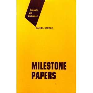  Milestone Papers (9780880191531) Daniel Steele Books