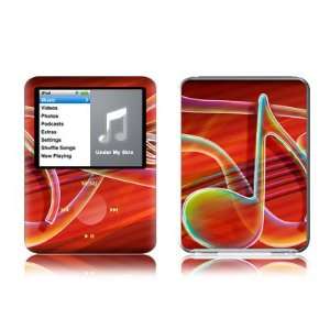 Notes Design Protective Decal Skin Sticker for Apple iPod nano 3G (3rd 