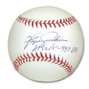  Autographed Ferguson Jenkins Mlb Baseball Inscribed 3492 