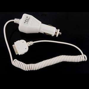    CC28 IPH Car Charger with USB Power Port (White) Electronics