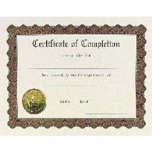  Completion Stock Certificate (Case of 1)