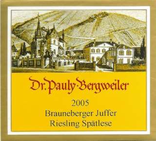 Dr. Pauly Bergweiler Brauneberger Juffer Riesling Spatlese 2005 