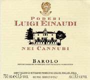 Luigi Einaudi Barolo Cannubi 2002 