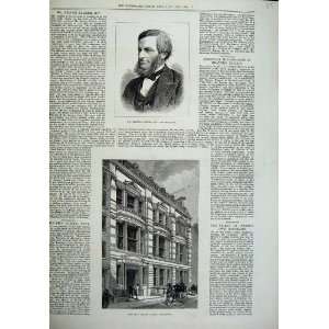  1878 George Palmer Reading City Liberal Club Walbrook 