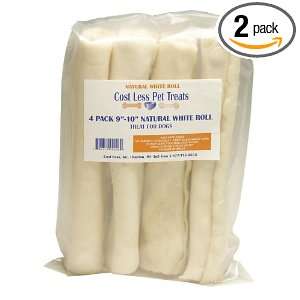 Costless Pet Treats White Retriever Rolls, 9 to 10 Inch, 4 Count 