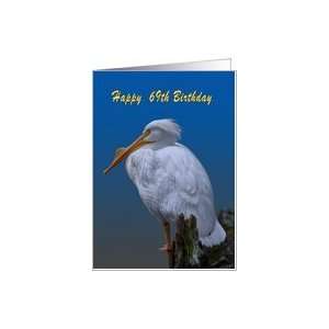  Standing Pelican 69th Birthday Card Card Toys & Games