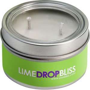  Lime Drop Bliss Soy Candle   Travel Tin 
