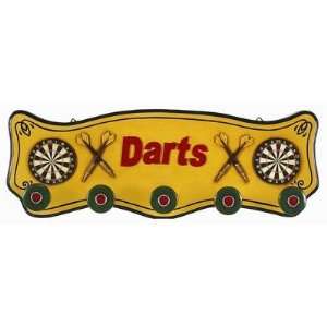  Vintage Darts Coat Rack Toys & Games