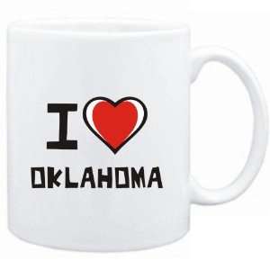  Mug White I love Oklahoma  Cities
