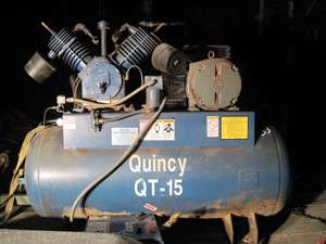 QUINCY QT 15 Air Compressor with 20 HP Motor  