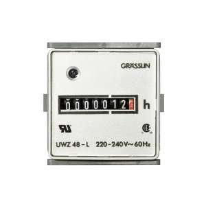   Quick Connect And Screw Terminals, 240v, 60hz Ac Hour Meters Flush