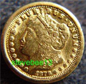 50 1878 MORGAN DOLLARS MINI GOLD COINS PLUS FREE GOLD  