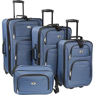 Leisure Luggage Windsor 4 Piece Exp. Luggage Set  