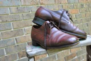 VTG MENS FLORSHEIM Spectator Oxfords Dress Shoes Brown leather 8.5 