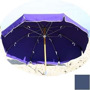  Metal Frame Beach Umbrella   Sapphire Blue Sports 