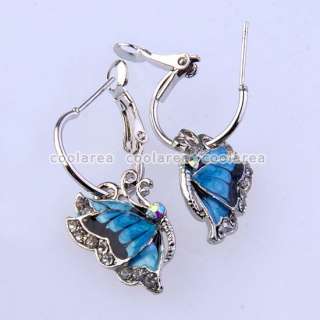   Storm Butterfly Dangle Charm Chandelier Earrings Korean Style  