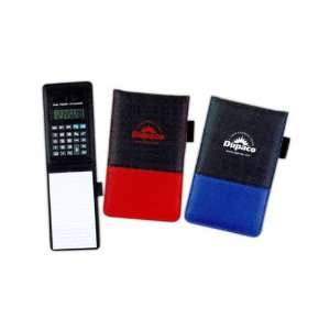   working days   Small jotter notepad with calculator.