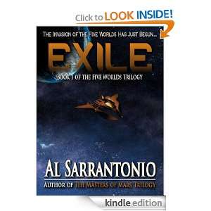 EXILE   Book I of the Five Worlds Trilogy Al Sarrantonio  
