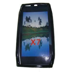    Black Gel skin case cover pouch holster for Nokia X7 Electronics