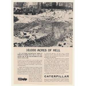  1962 Caterpillar Military Vehicle Testing Acres Hell Print 