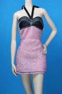 Pink Black Sparkly Dress Model Muse Fashion Barbie  