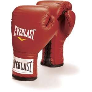  Everlast Professional Lace Up Training Gloves, RD, 12 