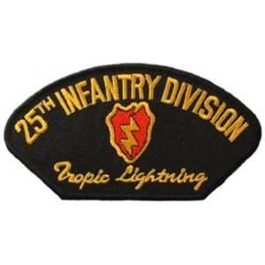  U.S. Army 25th Infantry Division Hat Patch 2 3/4 x 5 1/4 