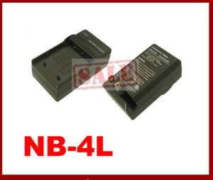 NB4L BATTERY CHARGER Canon SD30 SD750 SD1000 SD1100  