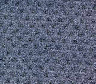 Blue Velour Tweed Automotive Cloth   By the Yard   PEW1  