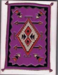 Southwest Art Indian Blanket New Ceramic Tile  